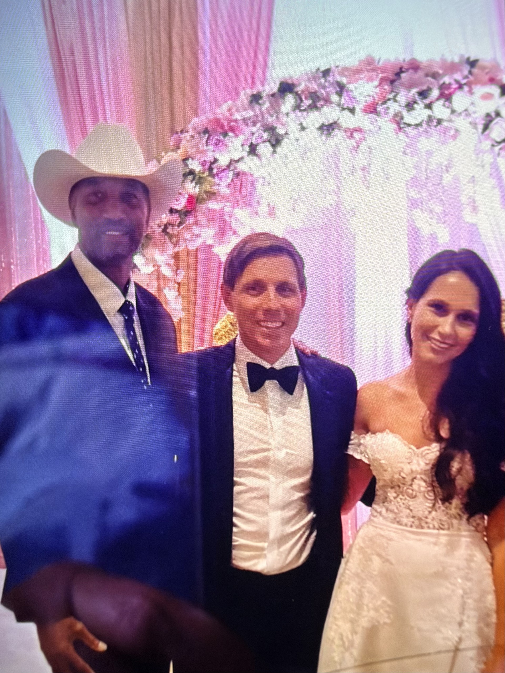 Evangelist Gerry Thompson honoured to pray at the wedding of Brampton Mayor Patrick Brown and his wife