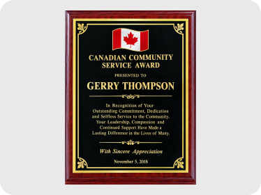 Canadian Community Service Award — Gerry Thompson 2008